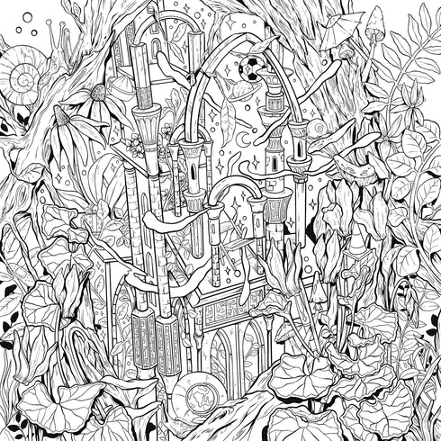 MYTHOGRAPHIC COLOR AND DISCOVER: DREAM GARDEN - ATTANASIO. FABIANA